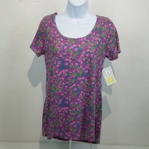 LuLaRoe Classic T Womens Top Size XXS Floral